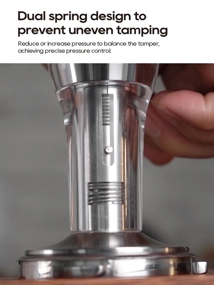 HiBREW Tamper - Dual Spring Calibrated Constant Pressure