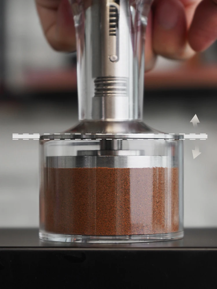HiBREW Tamper - Self-Leveling Horizontal Alignment Rim