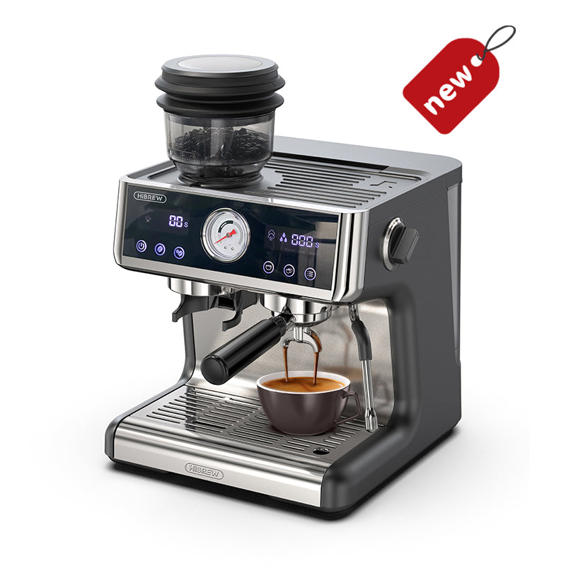HiBREW H7A Espresso Coffee Machine Barista Pro Dual Boiler System - Gallery View 1