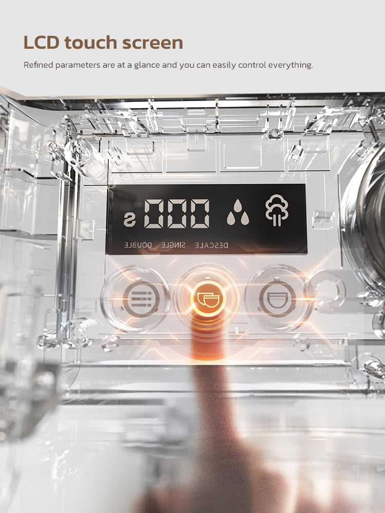 HiBREW H7A Espresso Coffee Machine Barista Pro Dual Boiler System - Gallery View 4