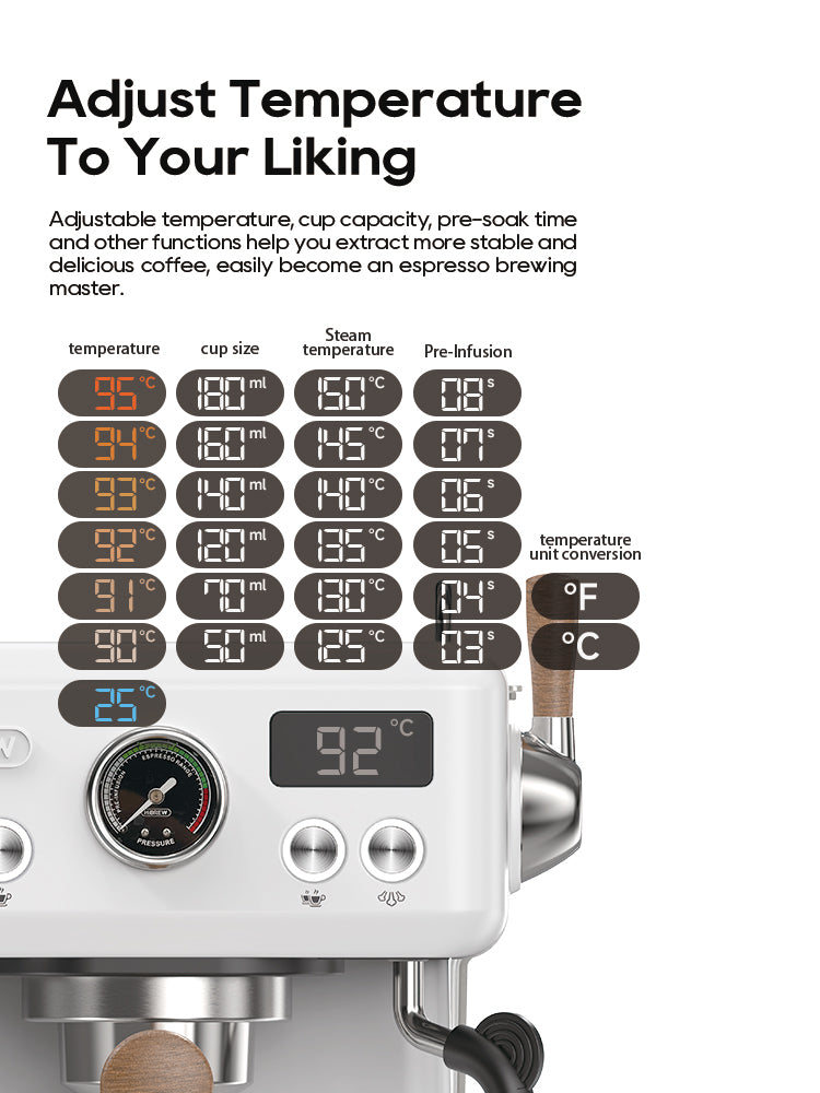 HiBREW H10Plus Semi Automatic Espresso Coffee Machine - Gallery View 4