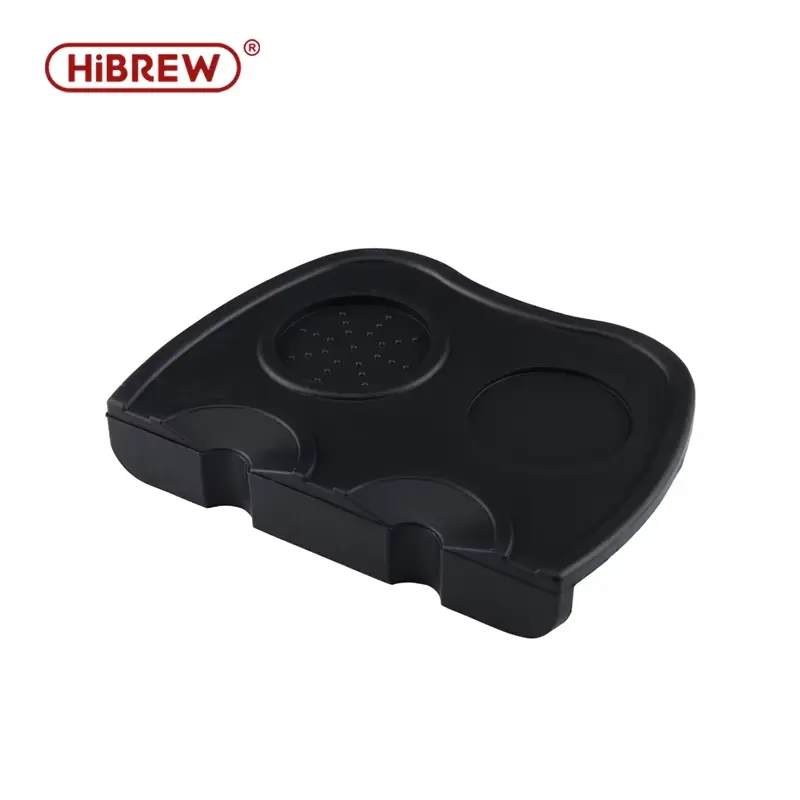 [Silicon pad big] Silicone Coffee Tamper Mat with Tamper & Distributor Stations