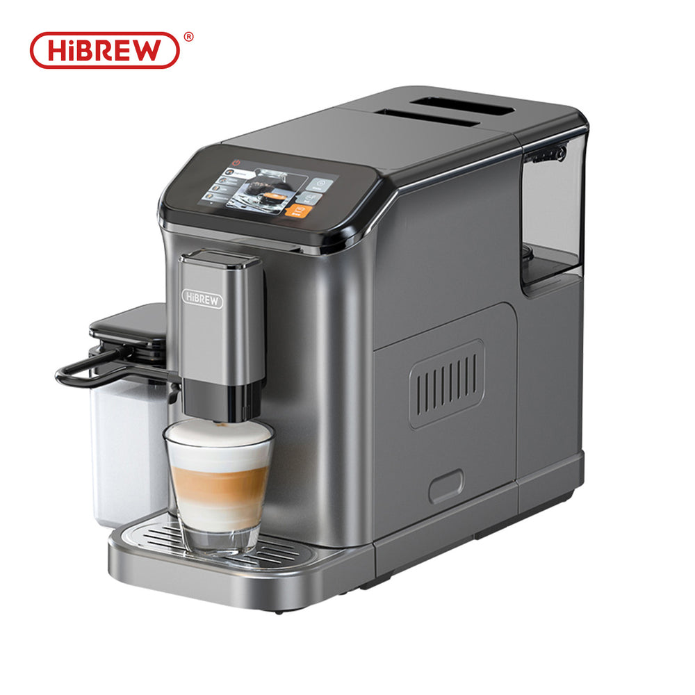 HiBREW H16 Fully Automatic Espresso Machine Cappuccino with Grinder