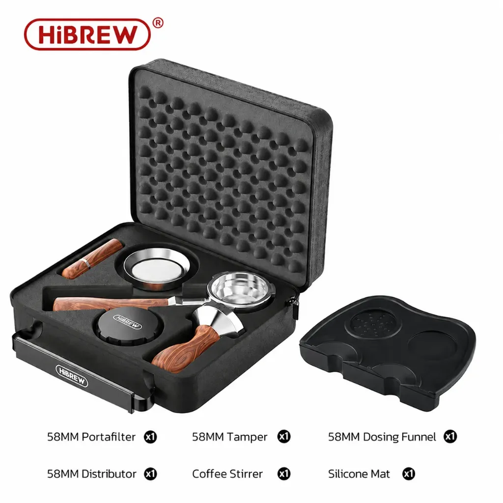HiBREW H7B & H7 58mm Bottomless Powder Handle Portafilter