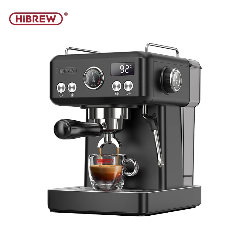 HIBREW H10A 58mm Espresso Machine, Black Stainless Black